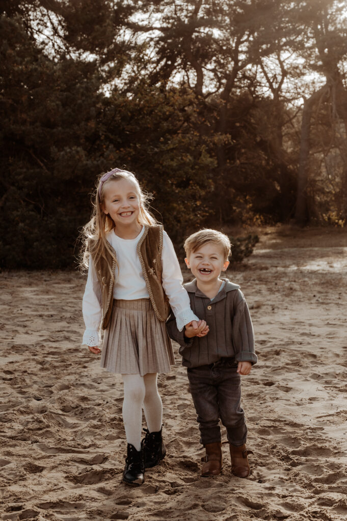 fotoshoot in het bos