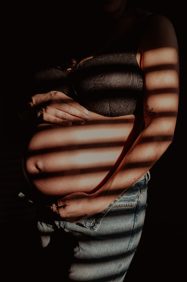 foto zwangere vrouw buik